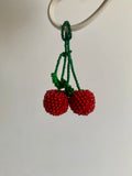Colgante de cereza para bolso—Atractivo